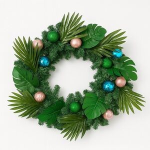 Large Tropical Christmas Wreath
